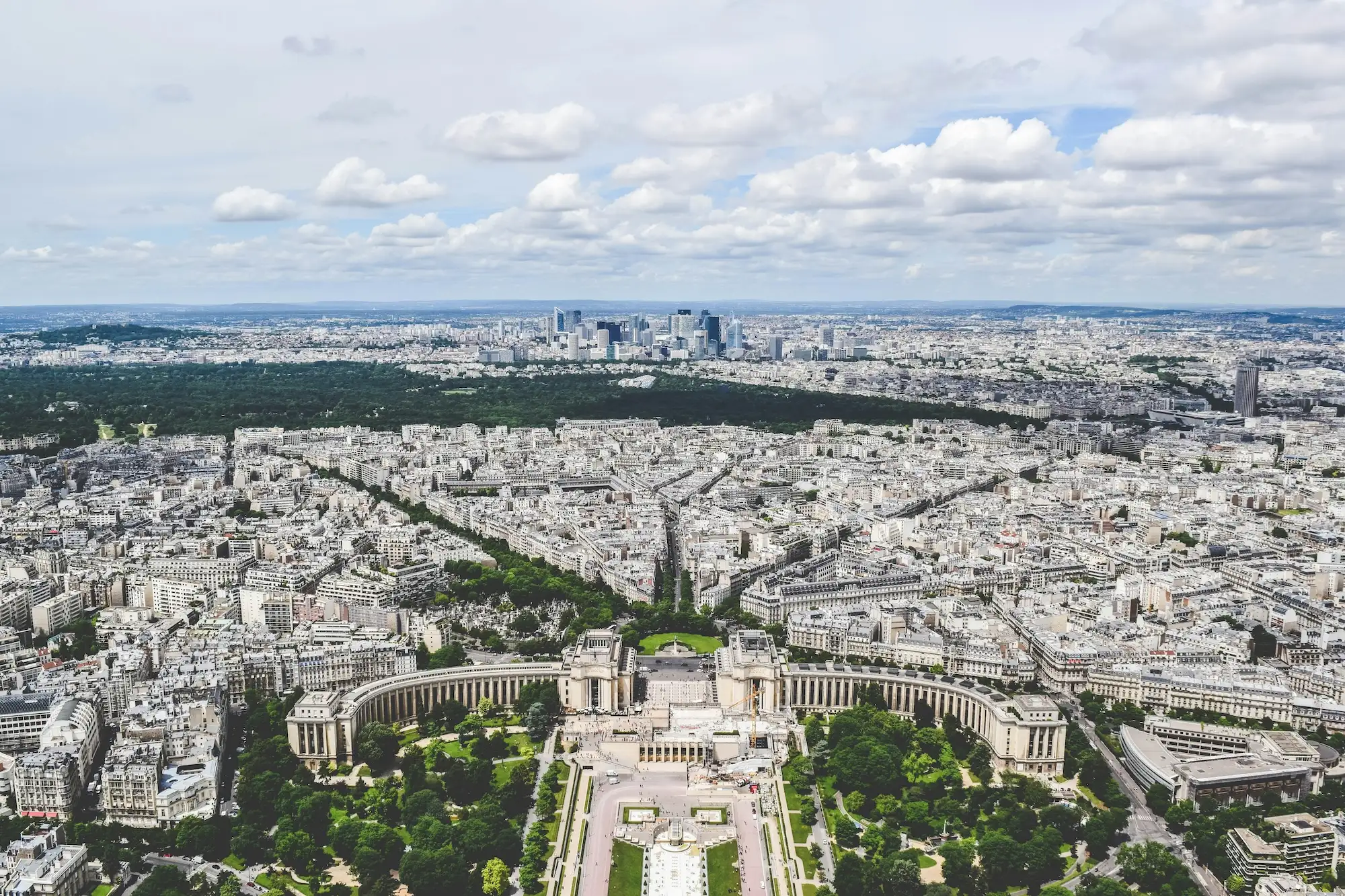 Vue de Paris, ville idéale pour un bachelor ou mastère